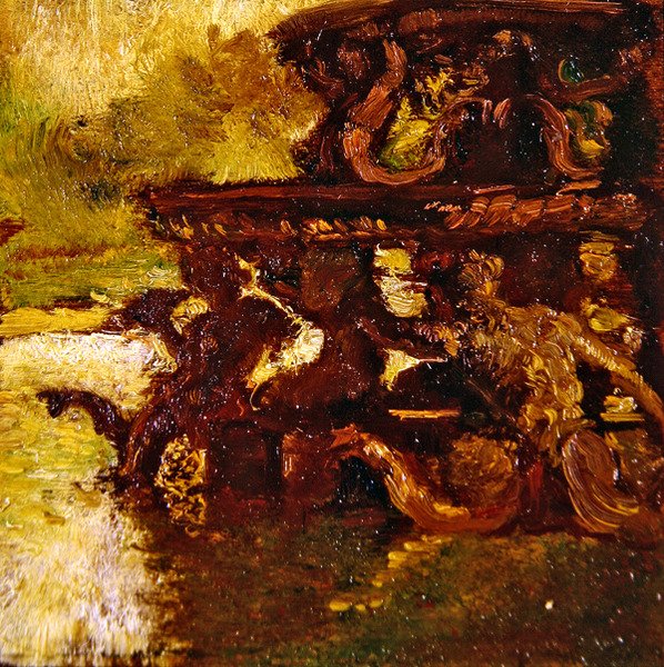 Zahradní scéna od Gaston de la Touche