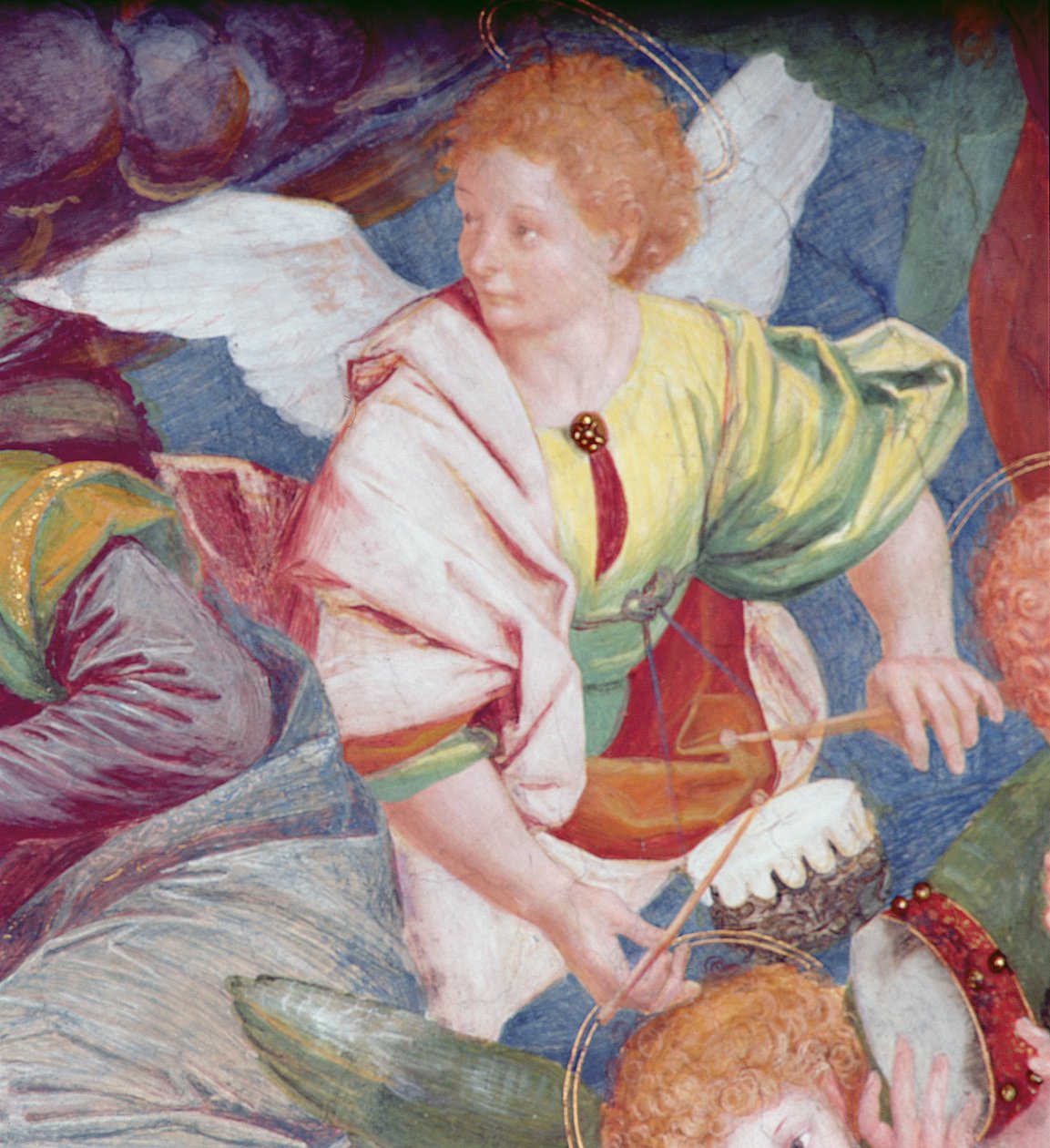 The Concert of Angels, 1534-36 (detail) (viz 175762) od Gaudenzio Ferrari