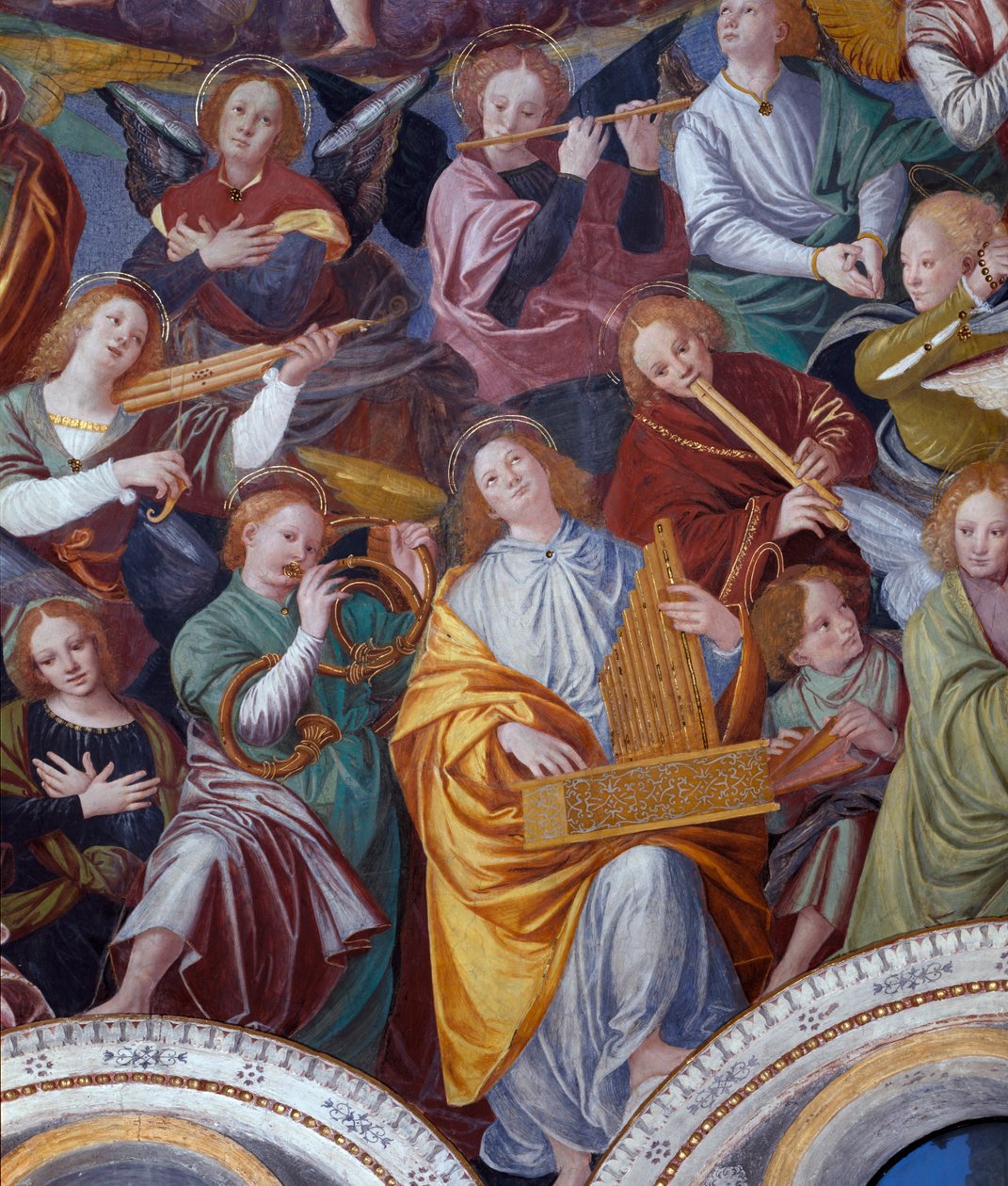 The Concert of Angels, 1534-36 (detail) (viz 175762) od Gaudenzio Ferrari