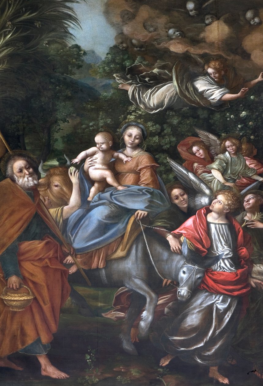 Útěk do Egypta, kolem roku 1525 od Gaudenzio Ferrari