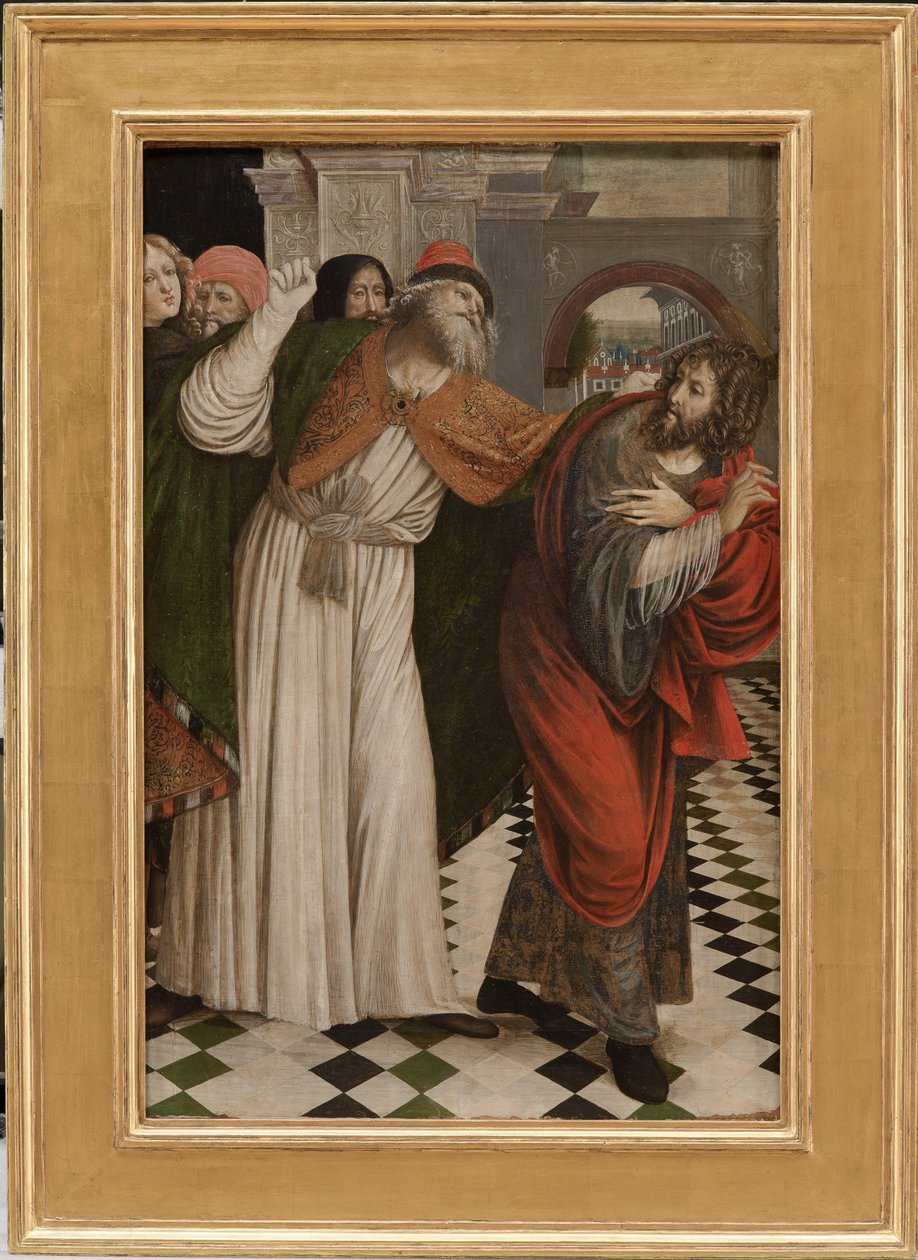 Joachim vyloučen z chrámu, 1508-09 od Gaudenzio Ferrari