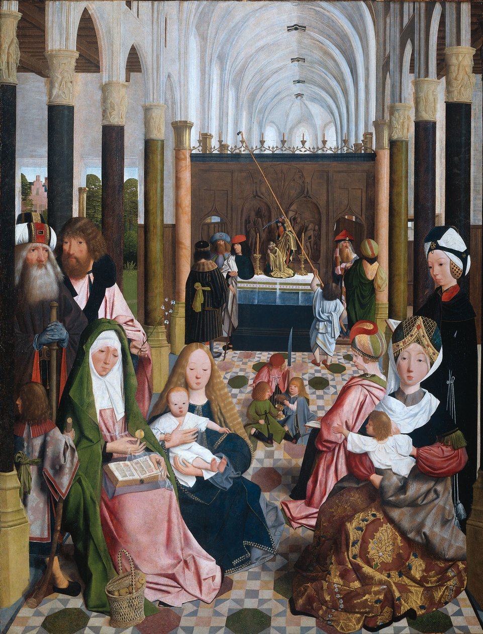 Svaté příbuzenství, 1493 od Geertgen Tot sint Jans
