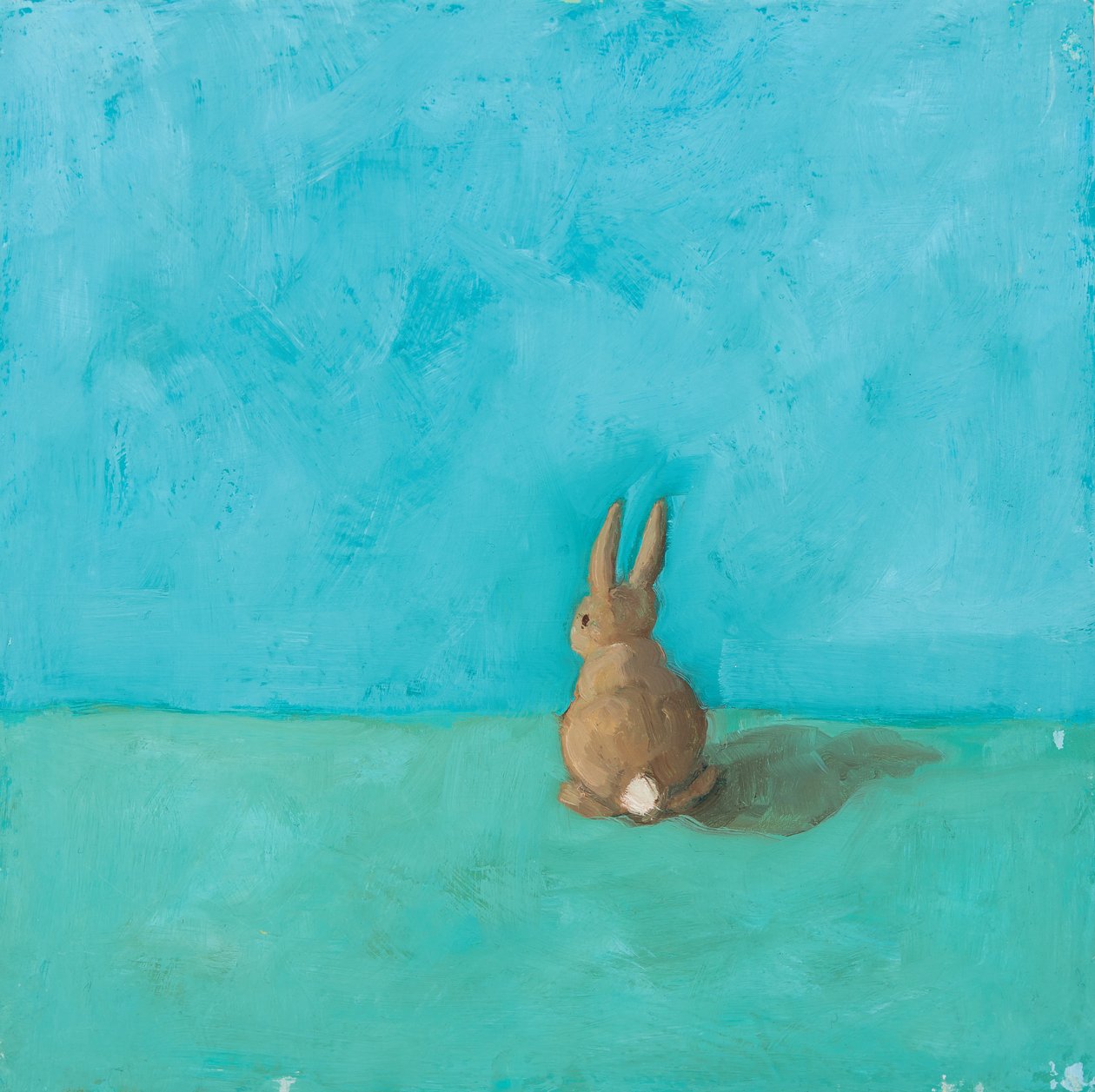 Little Bun, 2018 (olej na desce) od Genevieve French