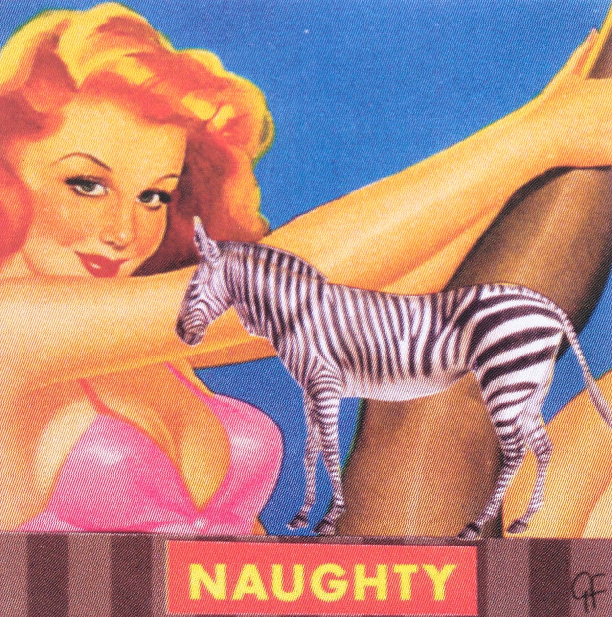 Naughty (koláž) od Genevieve French