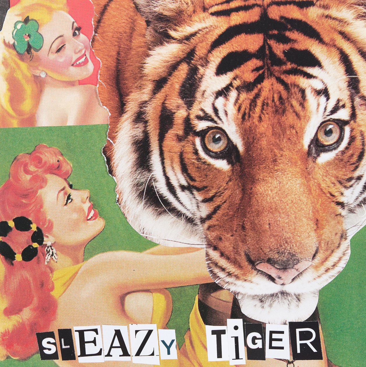 Sleazy Tiger, 2019 (koláž) od Genevieve French