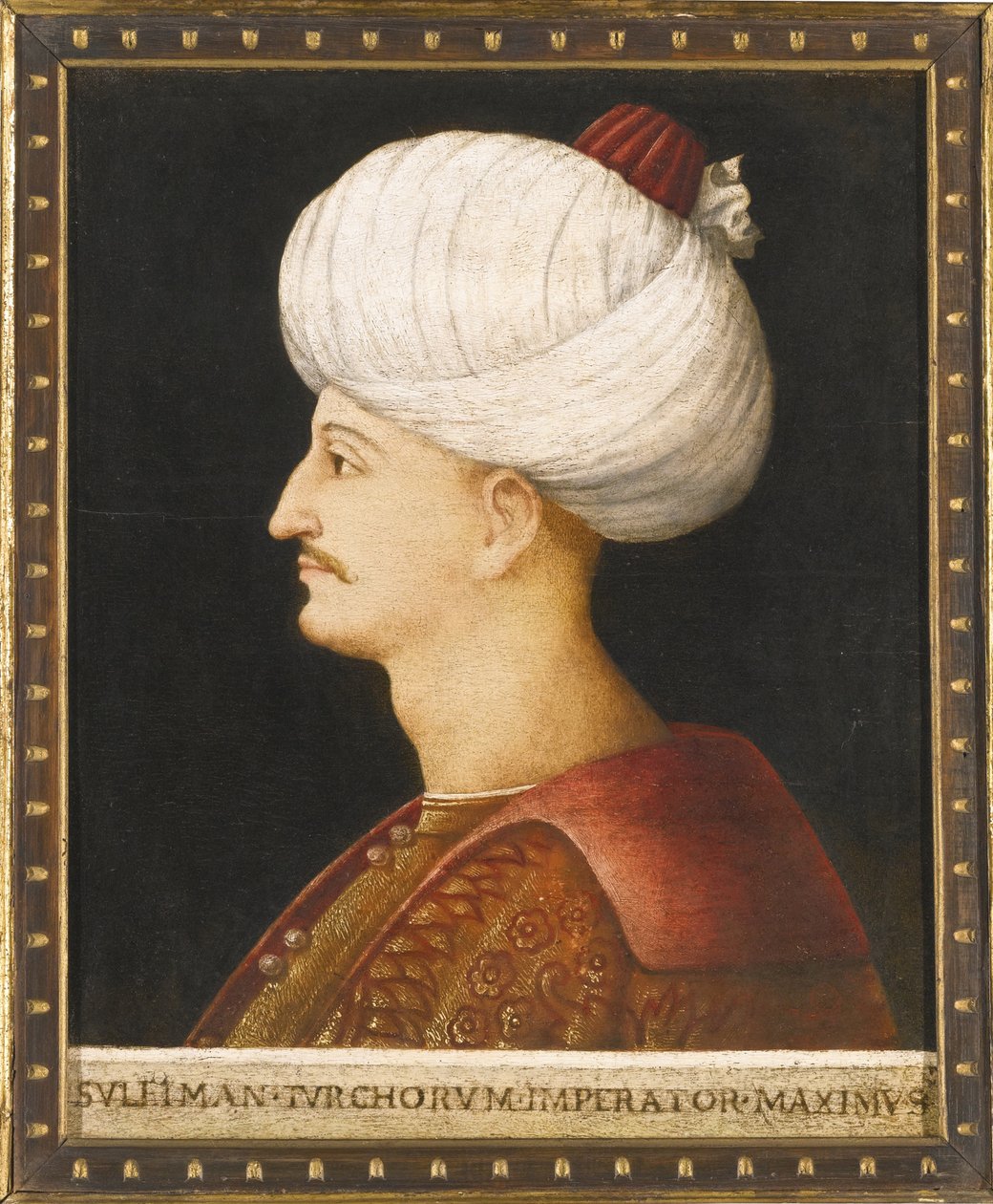 Sultan Suleiman I. Velkolepý, c. 1520 od Gentile Bellini