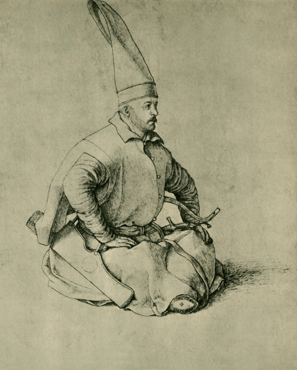 Turecký janičář, 1479-1481, 1943. od Gentile Bellini