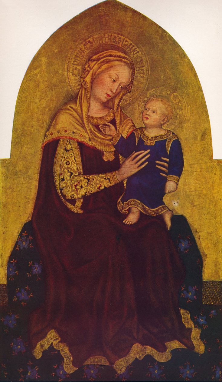 Madonna a dítě, c1420 od Gentile da Fabriano
