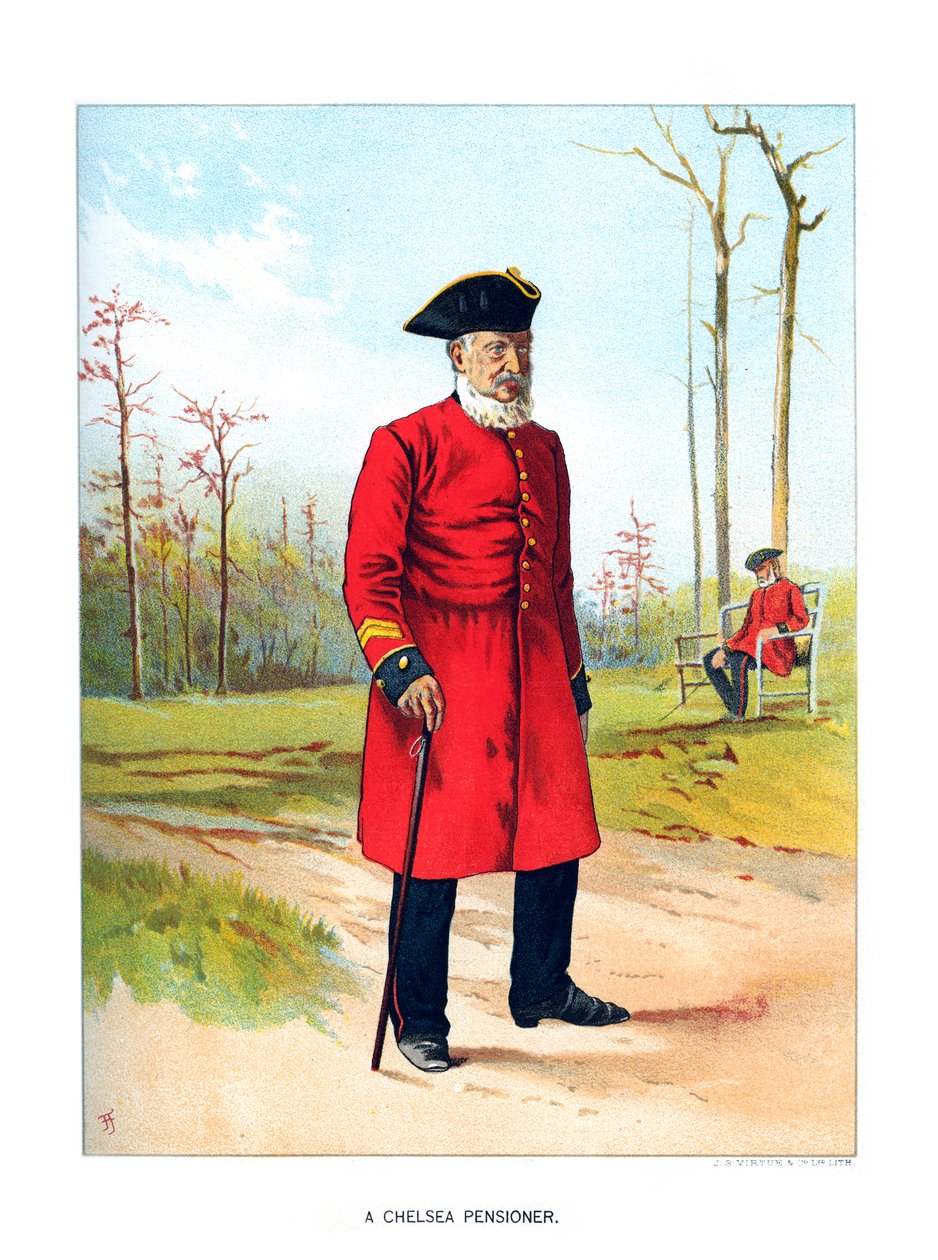 Důchodkyně Chelsea, c1890. od Geoffrey Douglas Giles