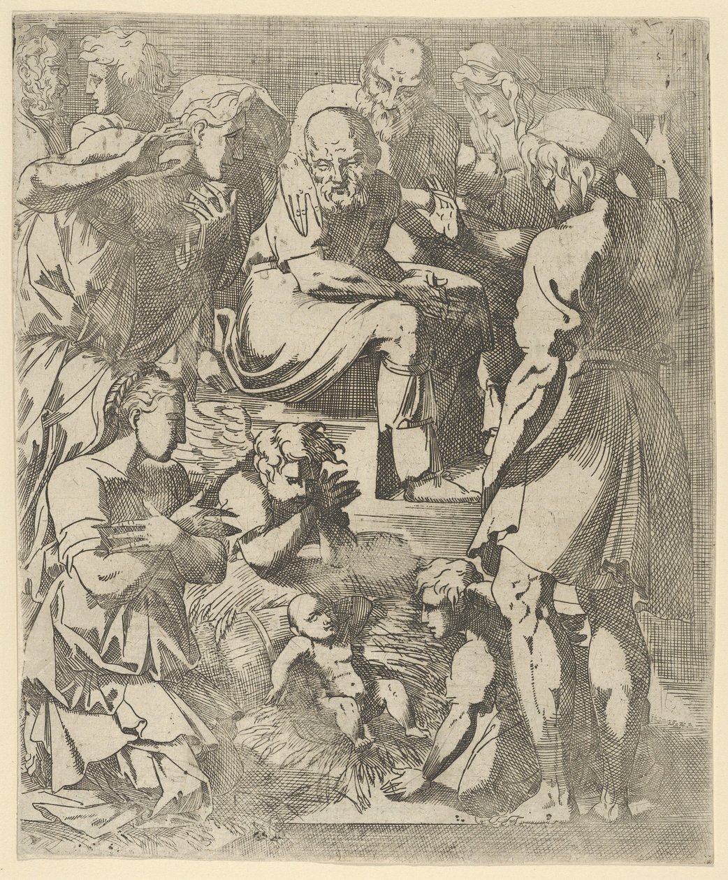 Narození Páně, ca. 1544-48. od Geoffroy Dumoûtier