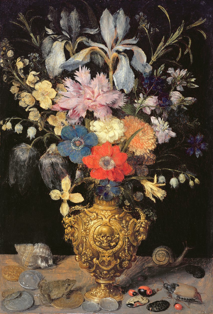 Zátiší s květinami, c.1604 od Georg Flegel
