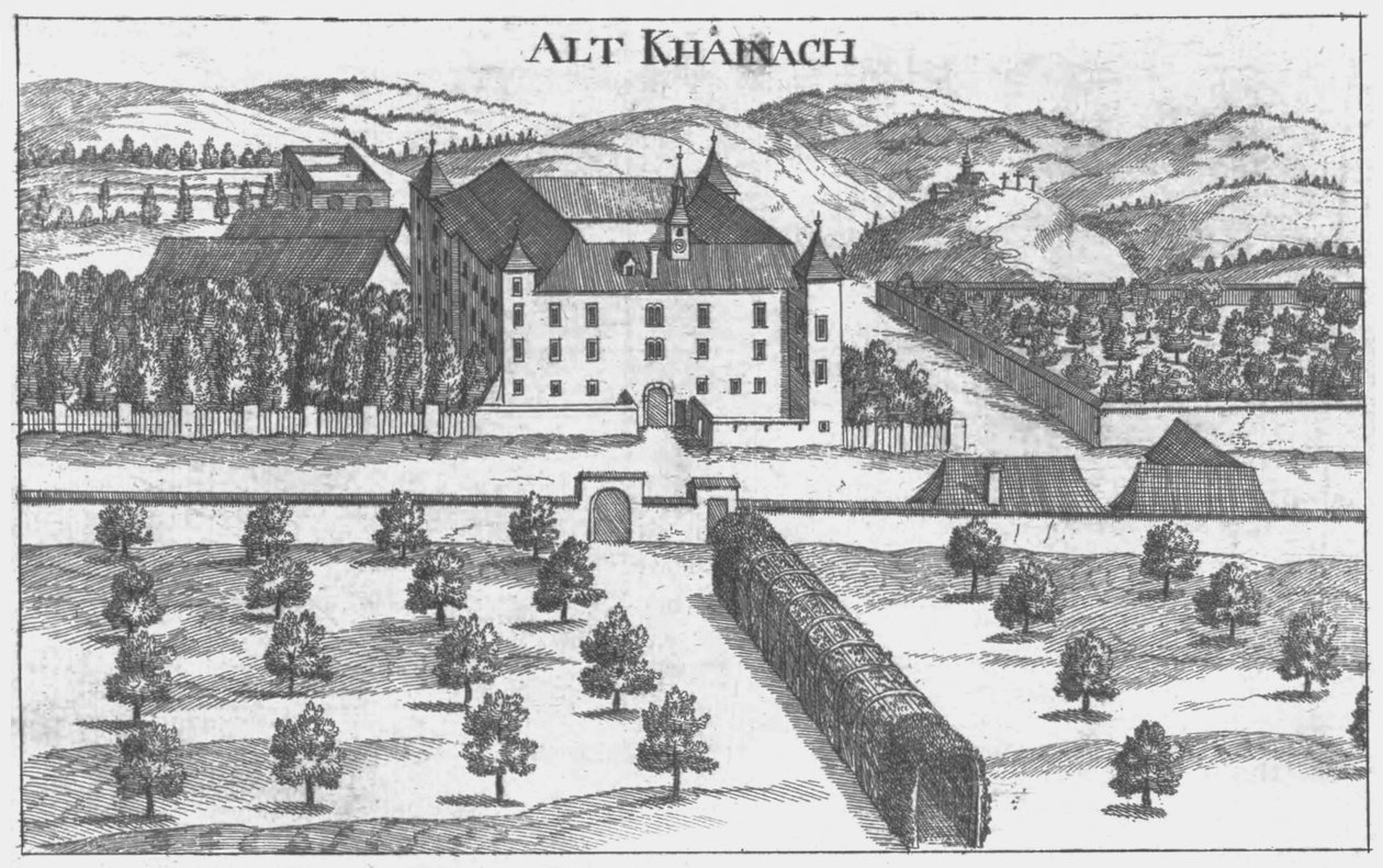 Hrad Krottenhof od Georg Matthaus Vischer