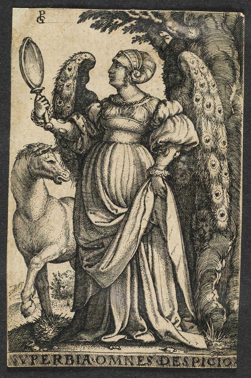Pýcha [ze série Sedm smrtelných hříchů] od Georg Pencz