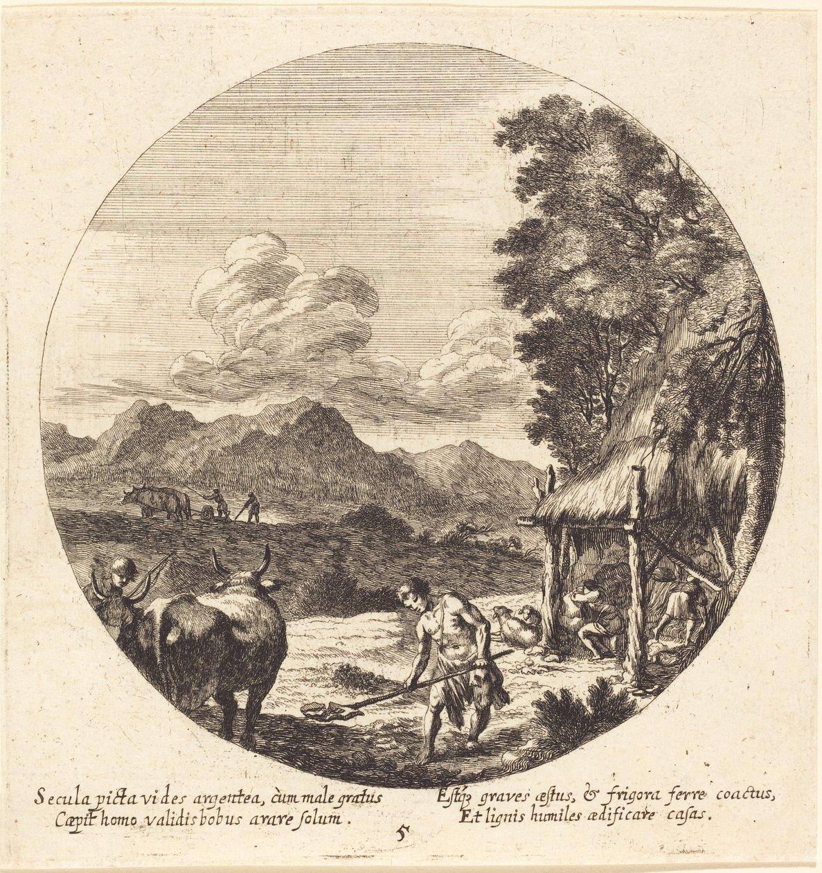 Doba bronzová od Georg Andreas Wolfgang the Elder