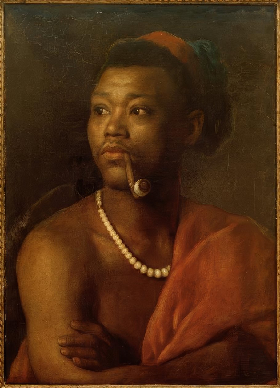 Portrét mulatka od Georg Cornicelius