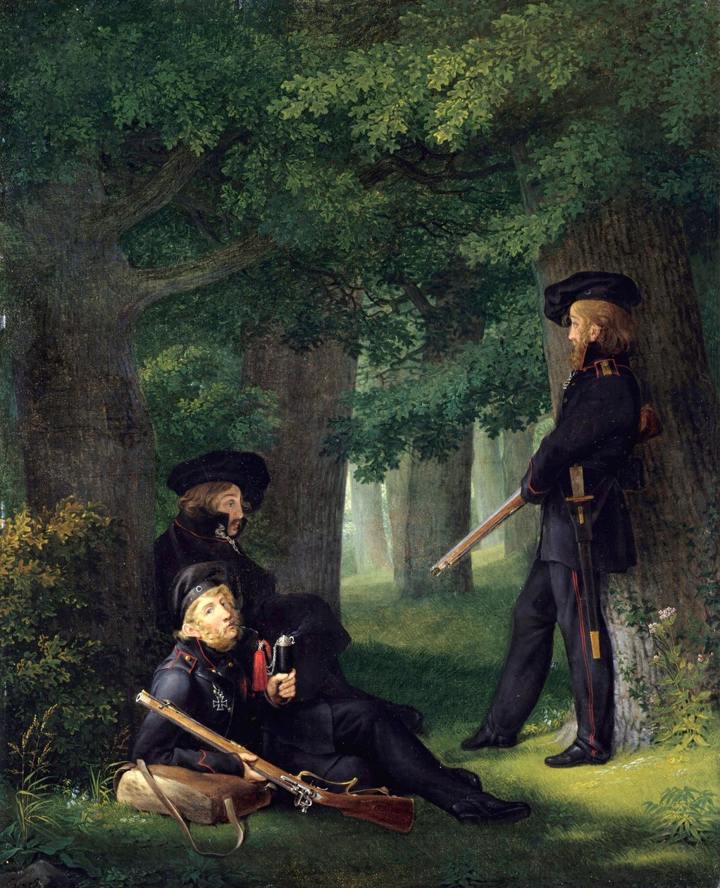 Předsunutá služba (Les avant-poste) 1815 od Georg Friedrich Kersting