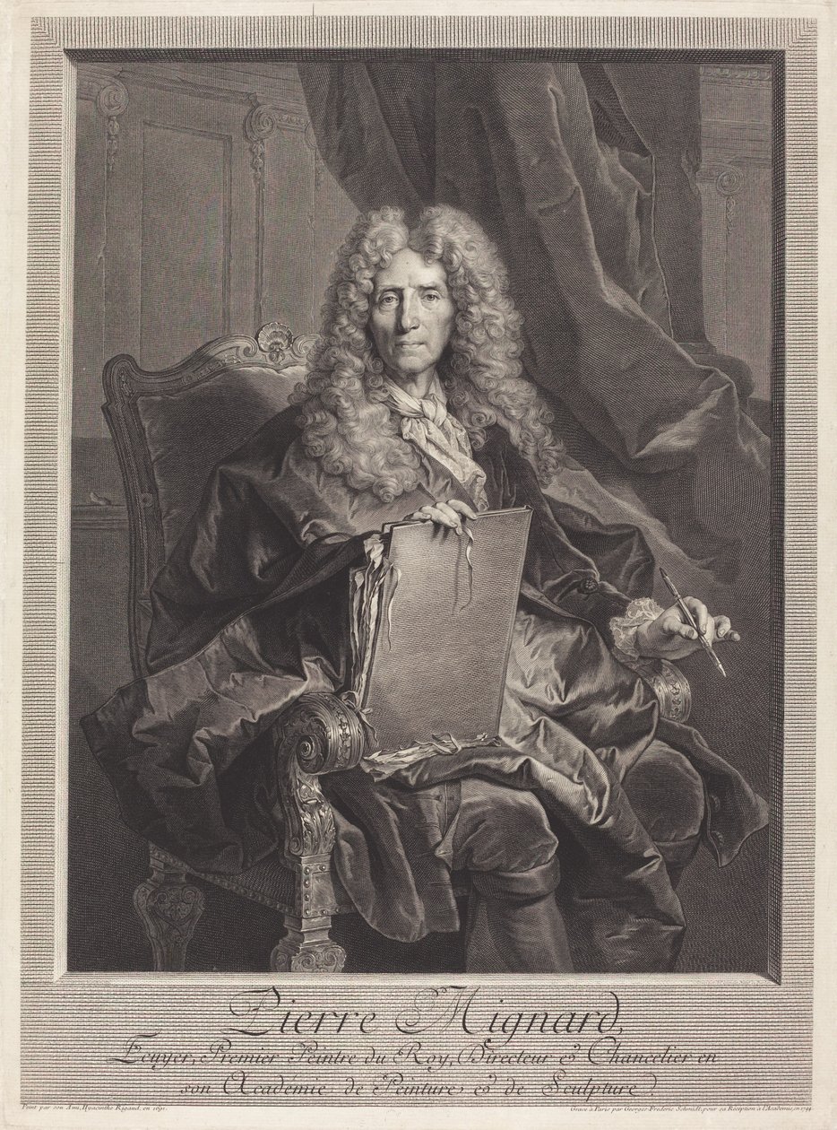 Pierre Mignard od Georg Friedrich Schmidt after Hyacinthe Rigaud
