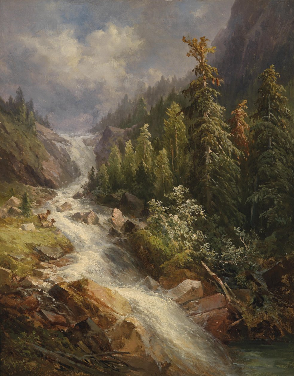 Stalbachfall am Grundlsee od Georg Geyer
