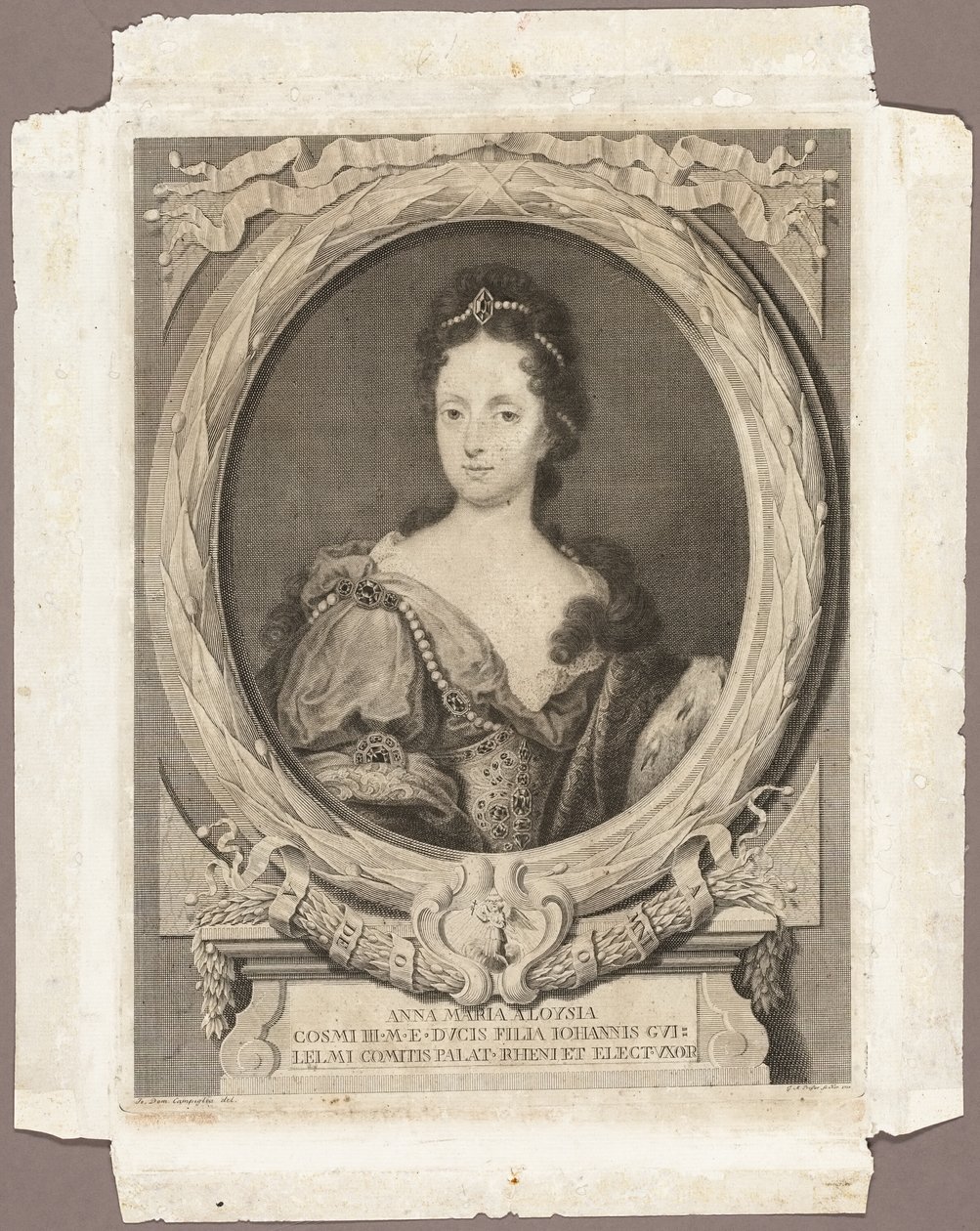 Anna Maria Luisa od Georg Martin Preissler