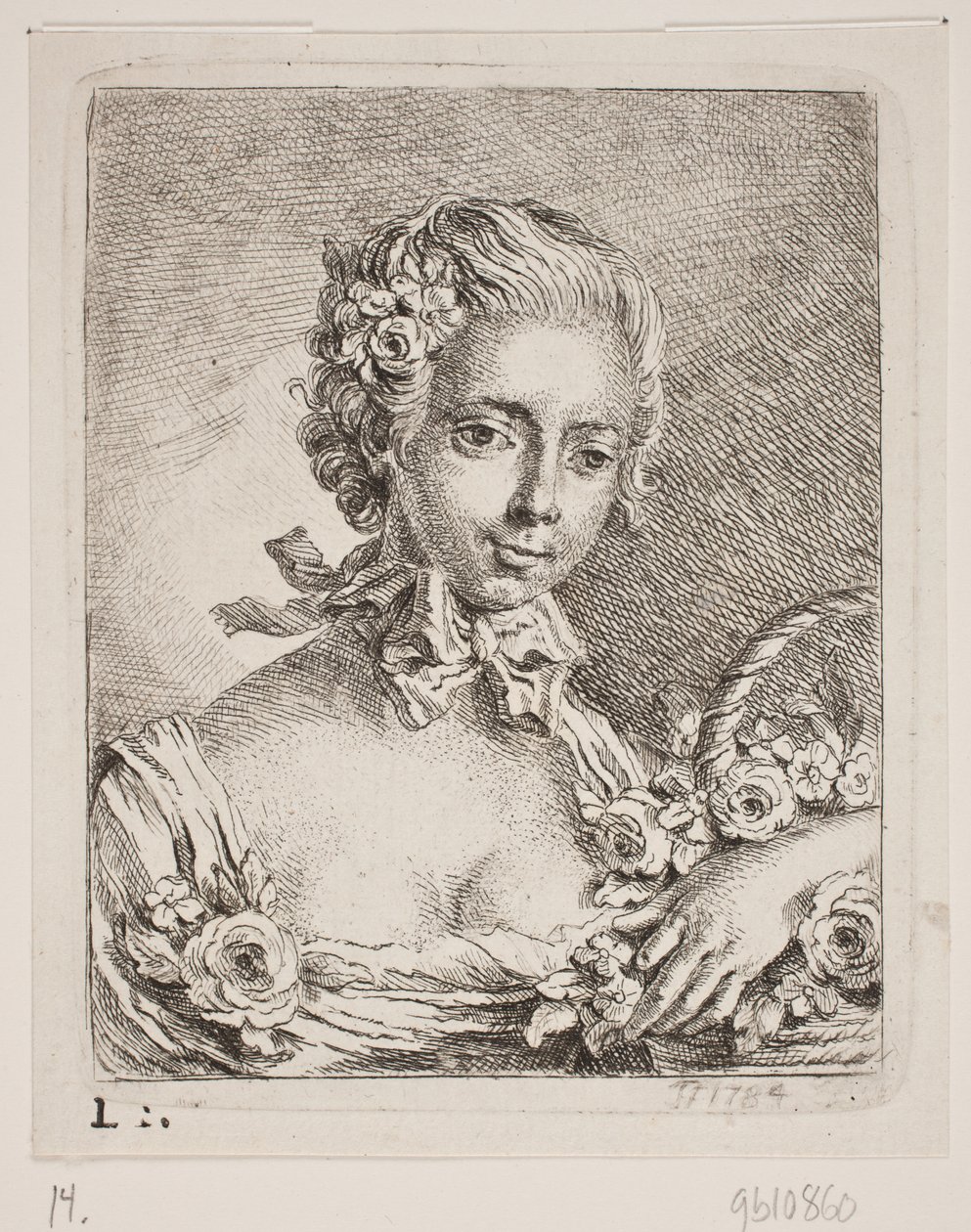 Květinová dívka od Georg Mathias Fuchs
