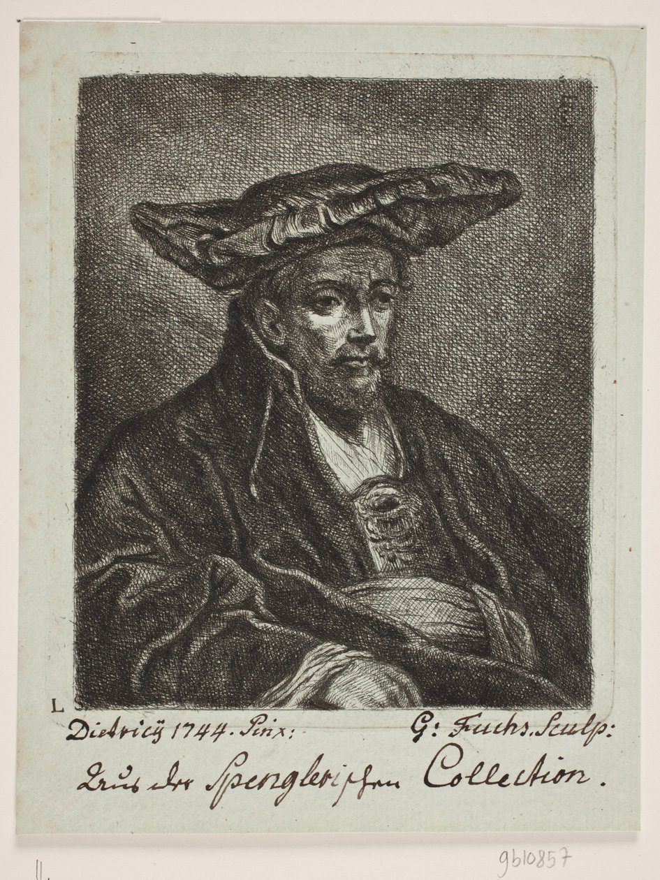 Muž s baretem od Georg Mathias Fuchs