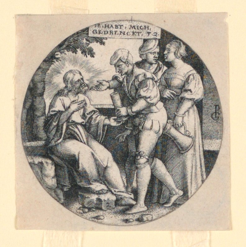 Kristus v zahradě od Georg Pencz