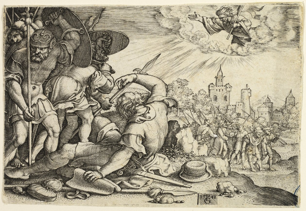Obrácení sv. Pavla od Georg Pencz