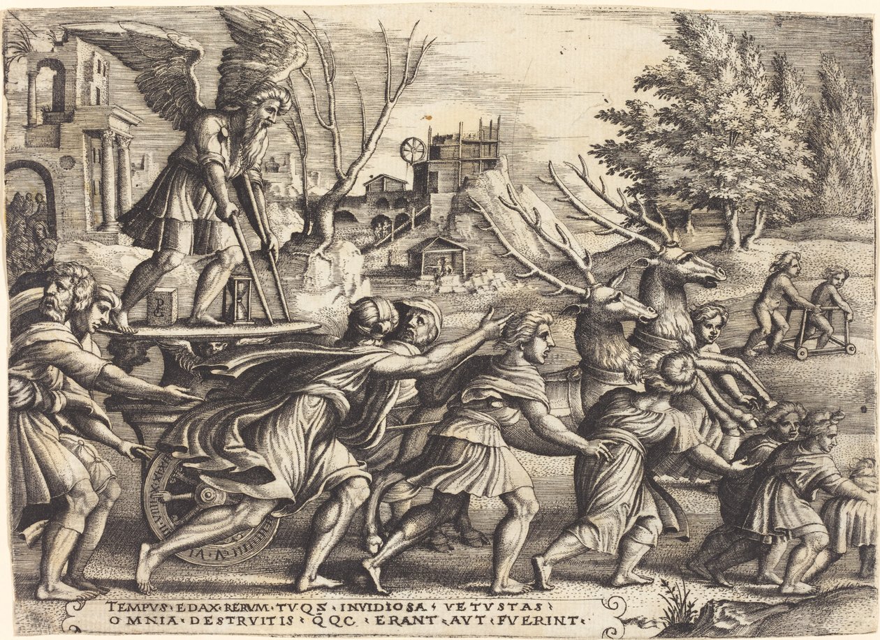Triumf času od Georg Pencz