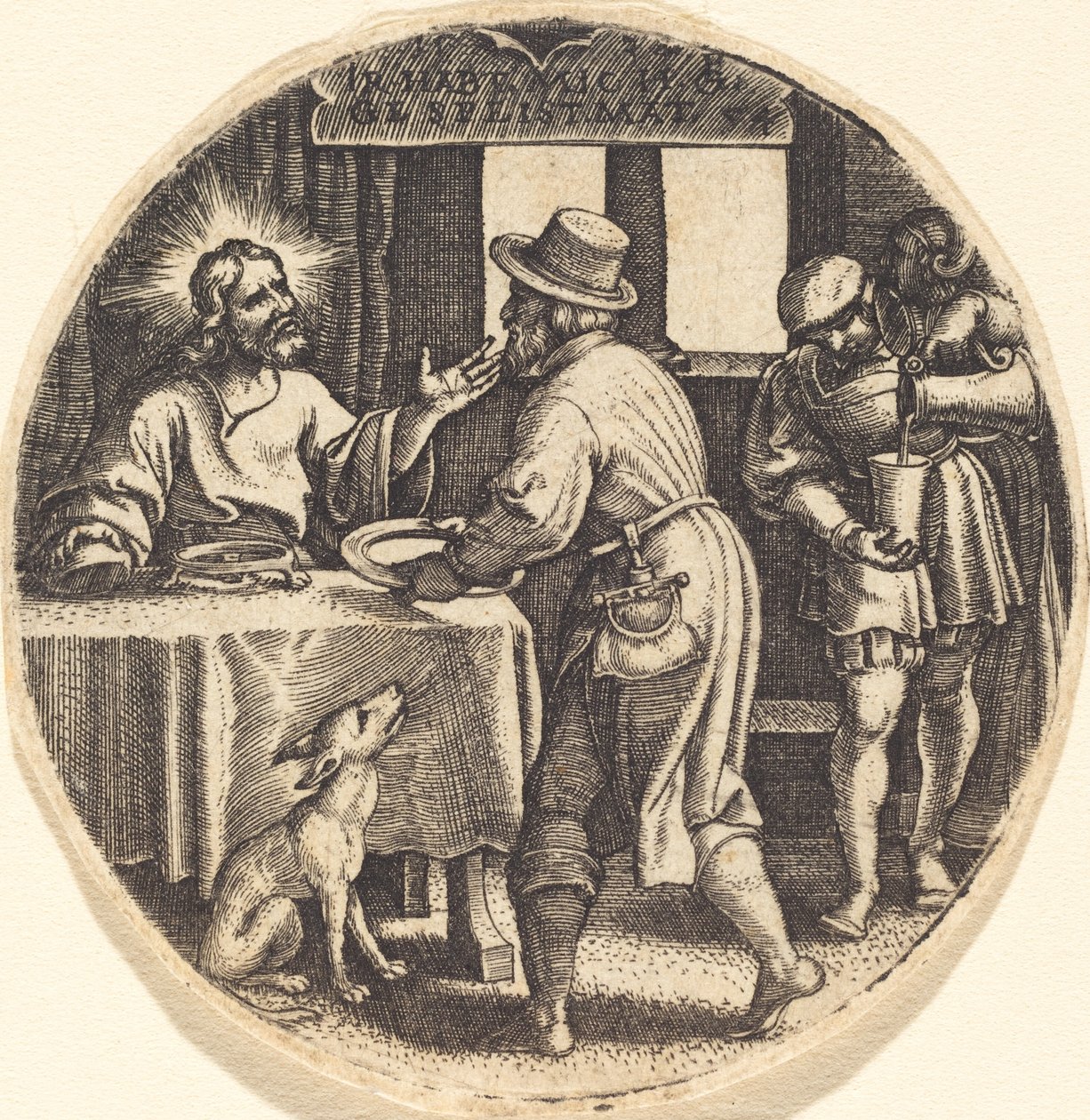 Nakrmit hladové od Georg Pencz