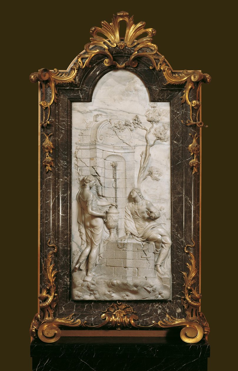 Kristus a Samaritánka od Georg Raphael Donner