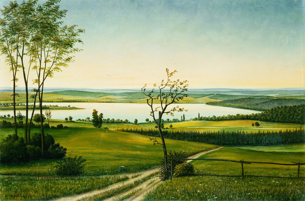 Osterseen, 1925 od Georg Schrimpf
