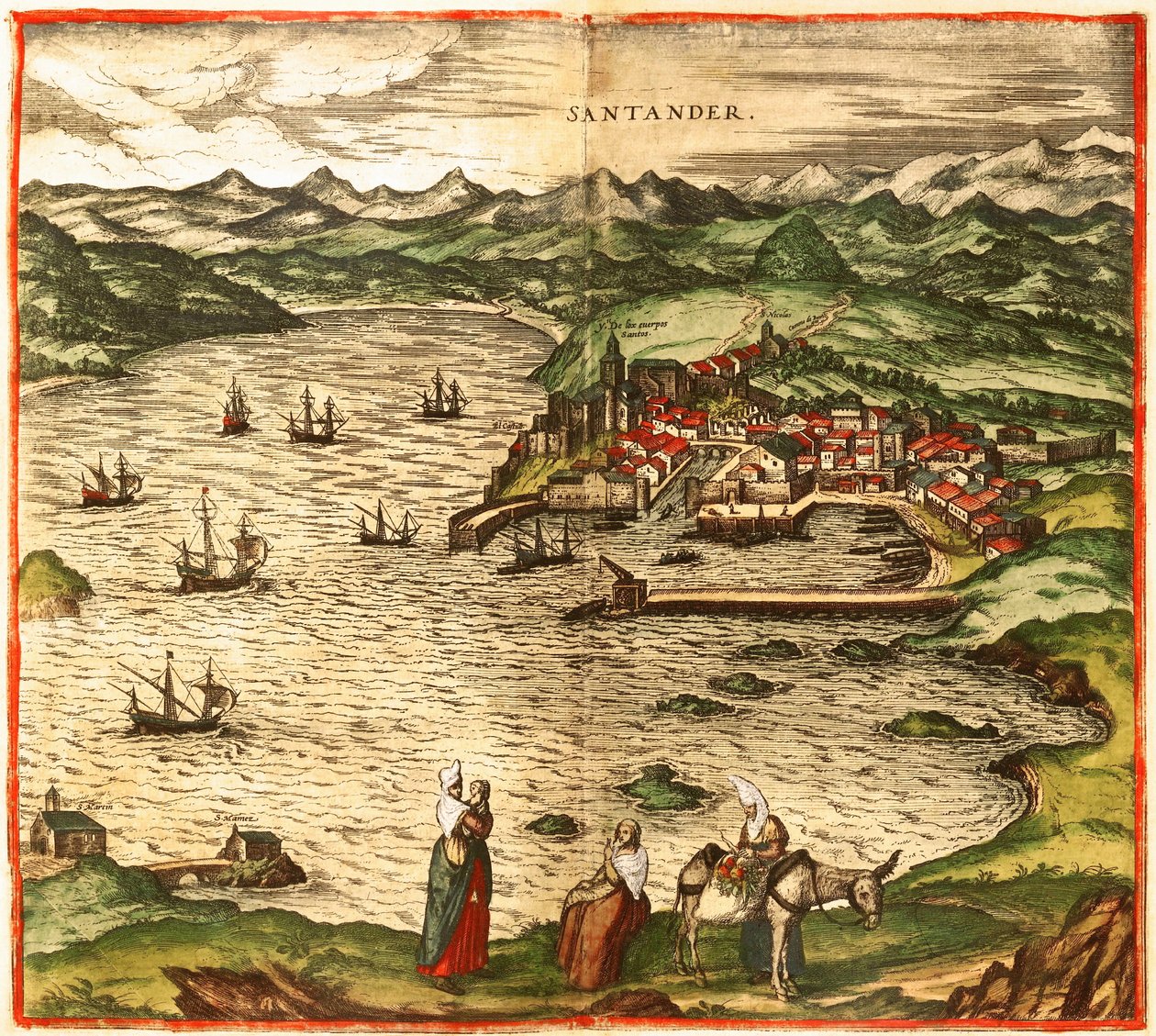 Santander od Georg and Hogenberg Franz (1535 90) Braun