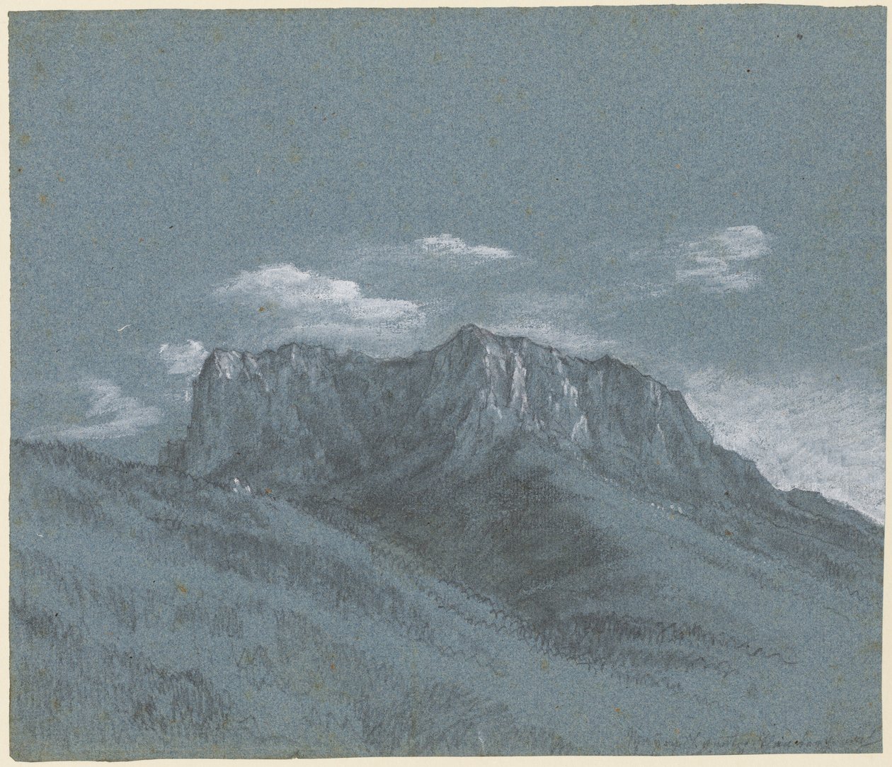 Rauschberg, c. 1800. od Georg von Dillis