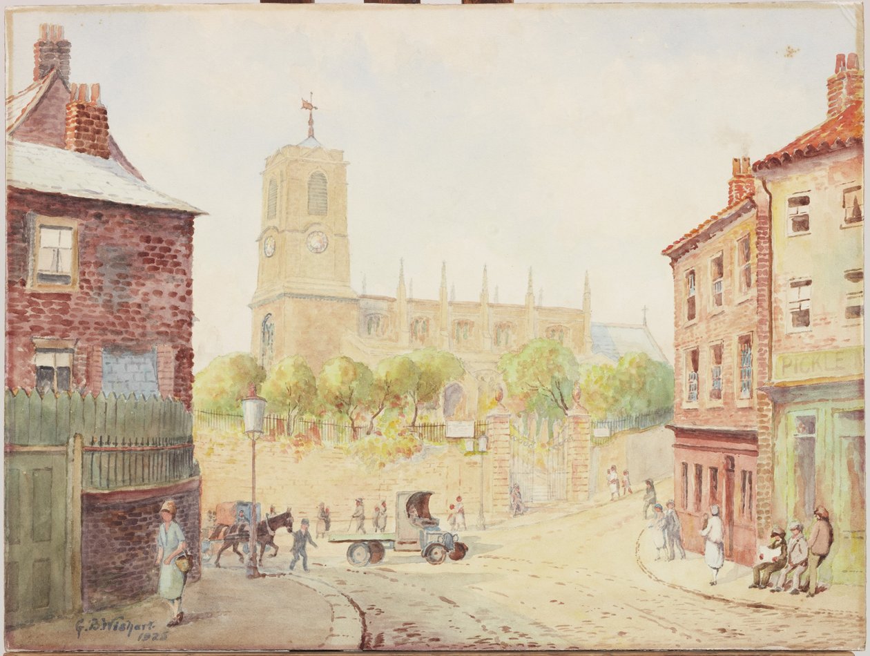 St. Marys, Gateshead, 1925 (wc na palubě) od George Barclay Wishart