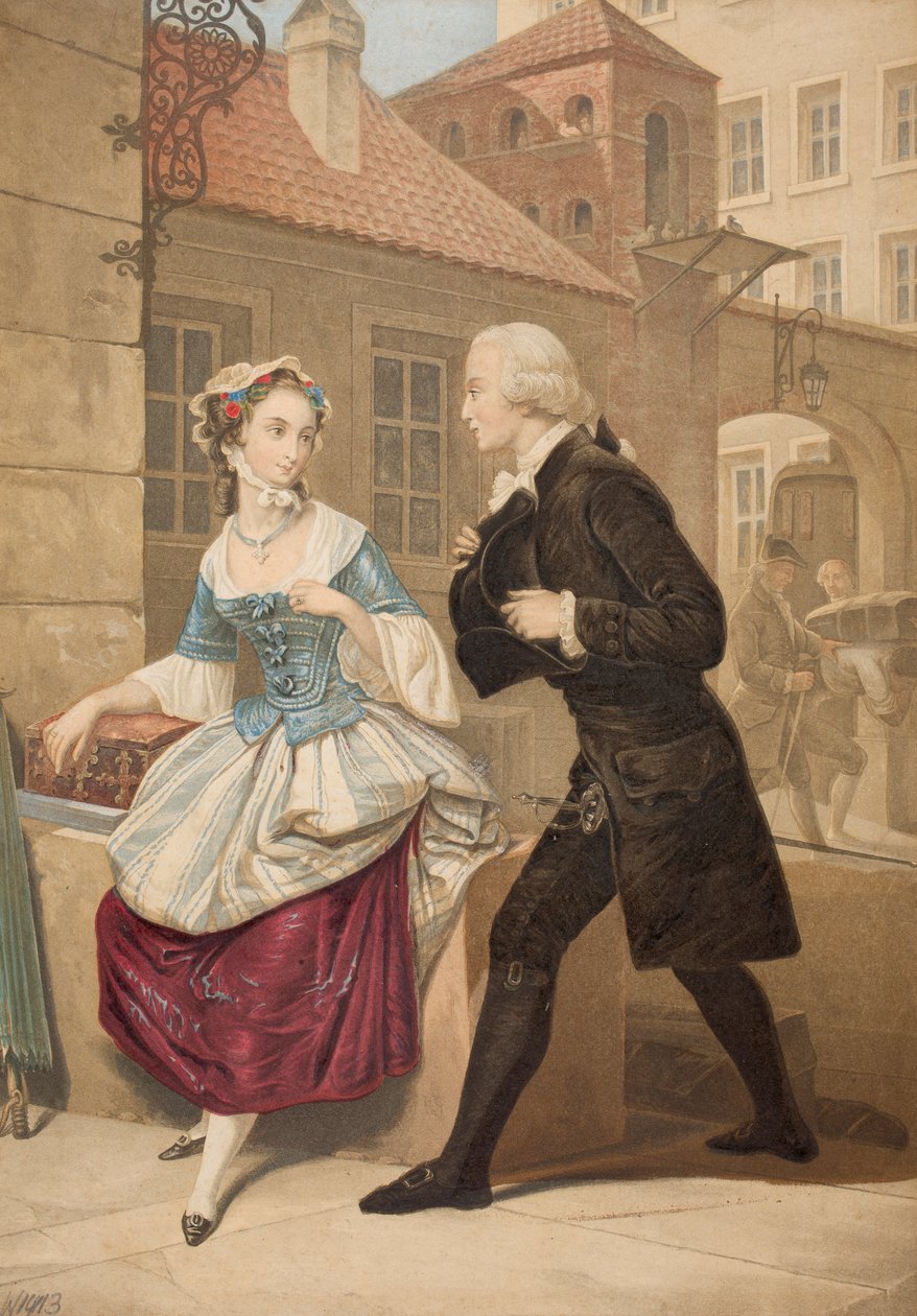 První dojmy, 1851 od George Baxter