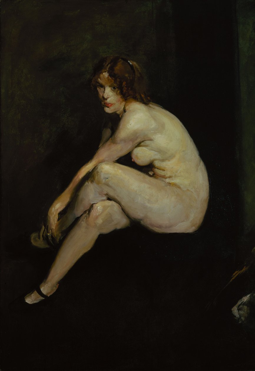 Nahá dívka, slečno Leslie Hall od George Wesley Bellows
