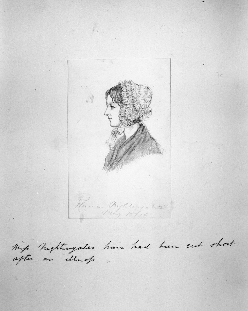 Florence Nightingalová, kolem roku 1855 od George Cadogan