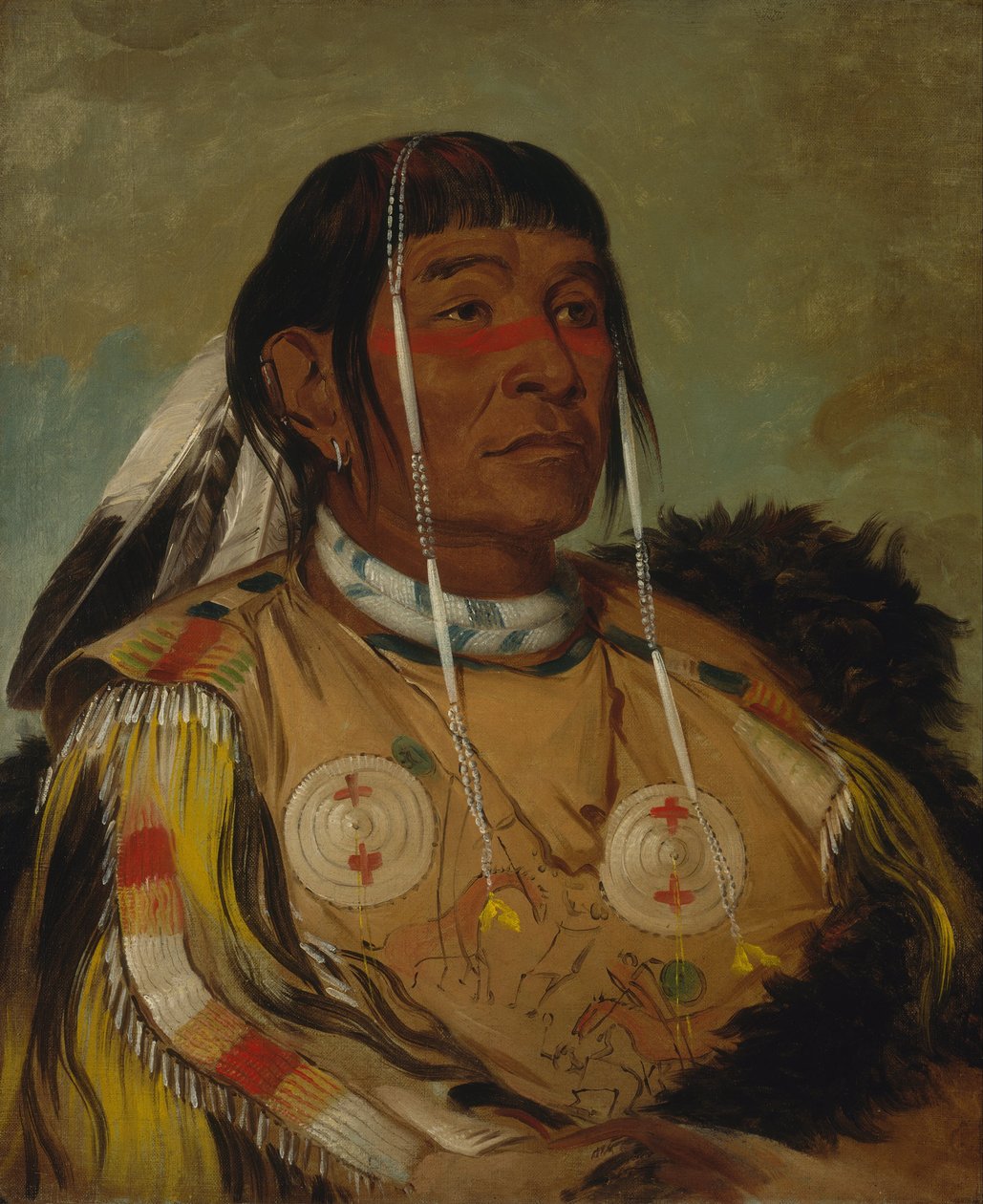 Sha-có-pay, The Six, Chief of the Plains Ojibwa od George Catlin