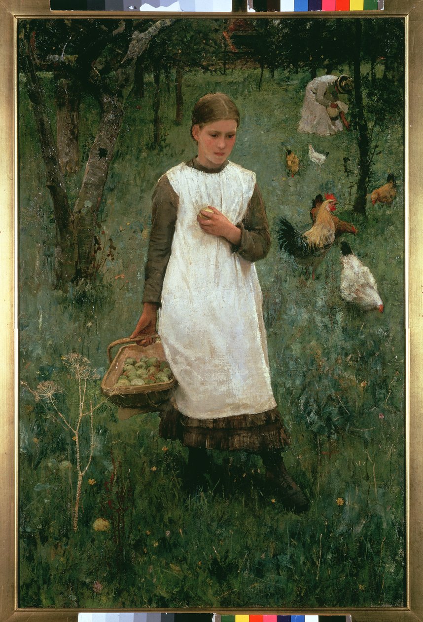 V sadu od George Clausen