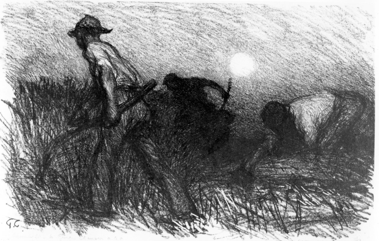 Měsíční svit, kolem roku 1890 od George Clausen