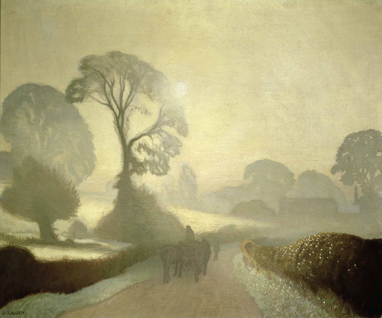 Říjnové ráno od George Clausen