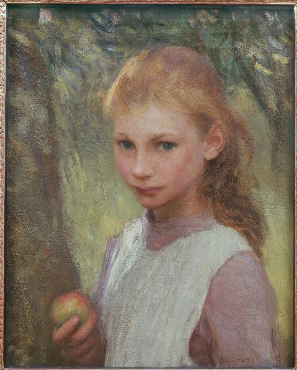 Plaché dítě od George Clausen