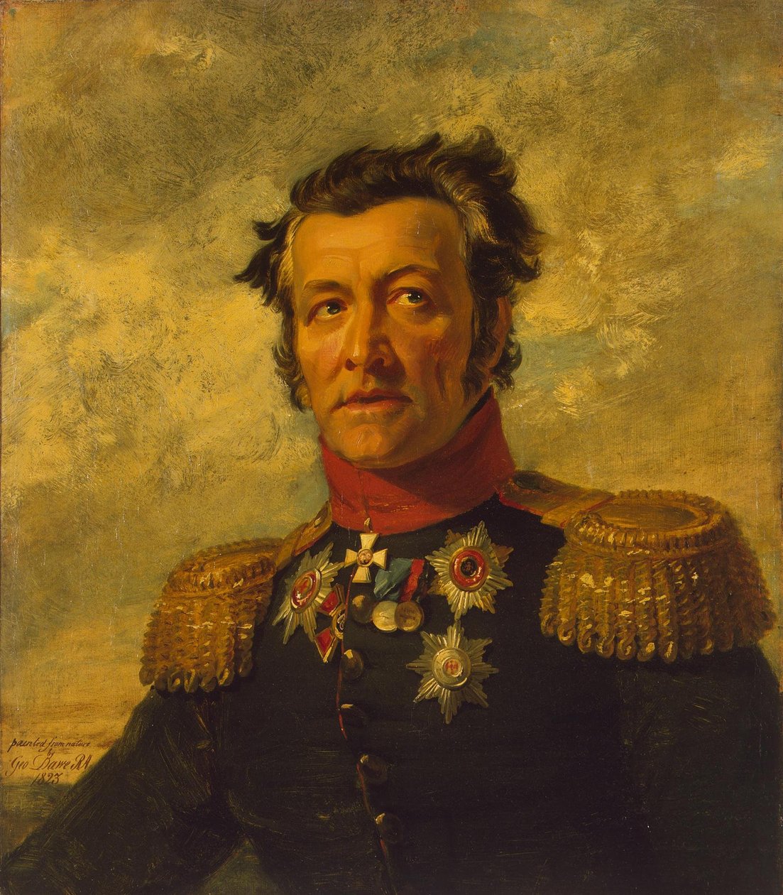 Portrét Grigorije Maximobicha Berga 1. st. 16.08.1765 26.03.1833, ruský generál od George Dawe