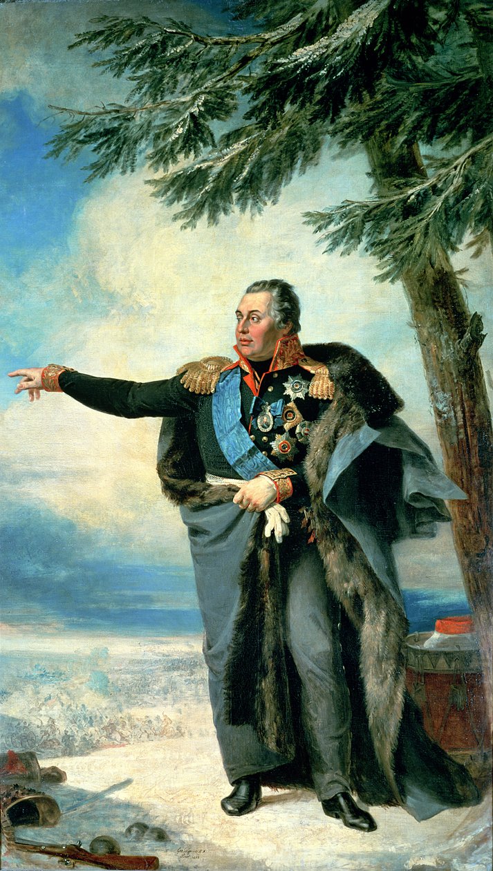 Michael Ilarionovič Golenichtchev Kutuzov (1745-1813), kníže ze Smolenska, 1829 od George Dawe