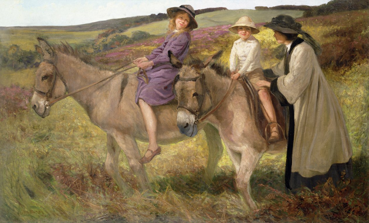 Oslí jízda, 1912 od George Edmund Butler