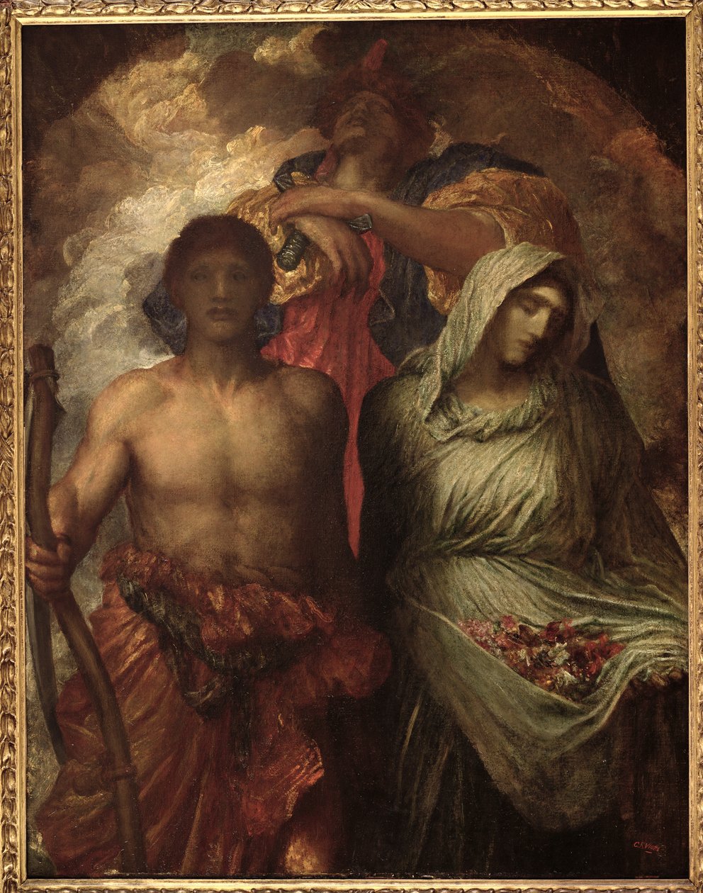 Čas, smrt a soud, kolem roku 1895 od George Frederick Watts