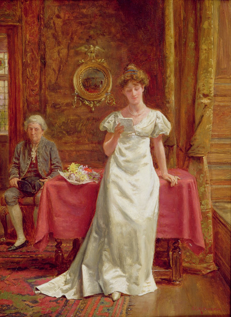 Čekání na odpověď od George Goodwin Kilburne