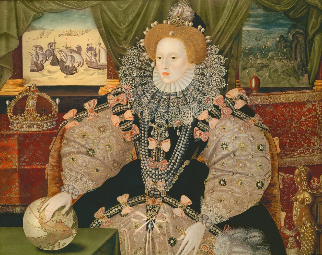The Armada Portrait, c.1588 od George Gower