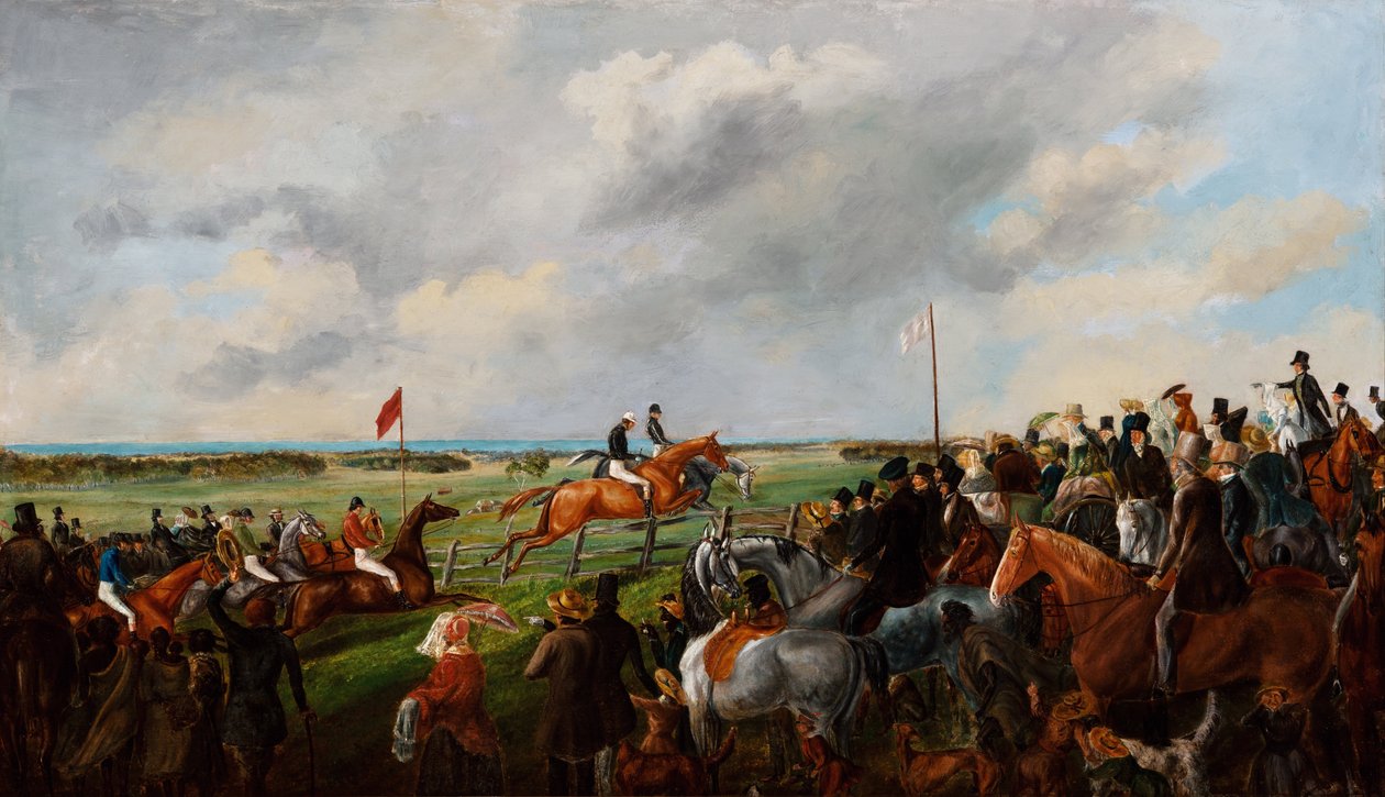 První steeplechase v jižní Austrálii, 25. září 1846 od George Hamilton