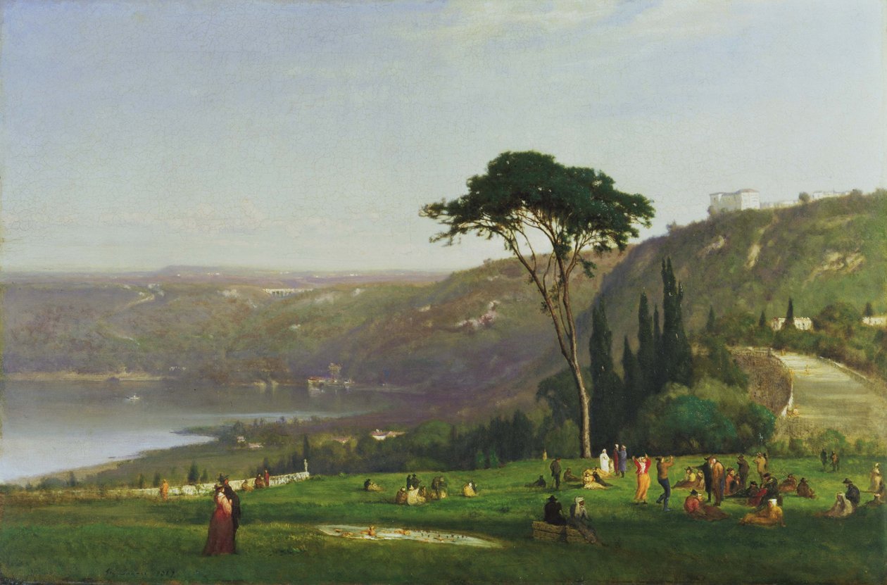 Albano jezero od George Inness